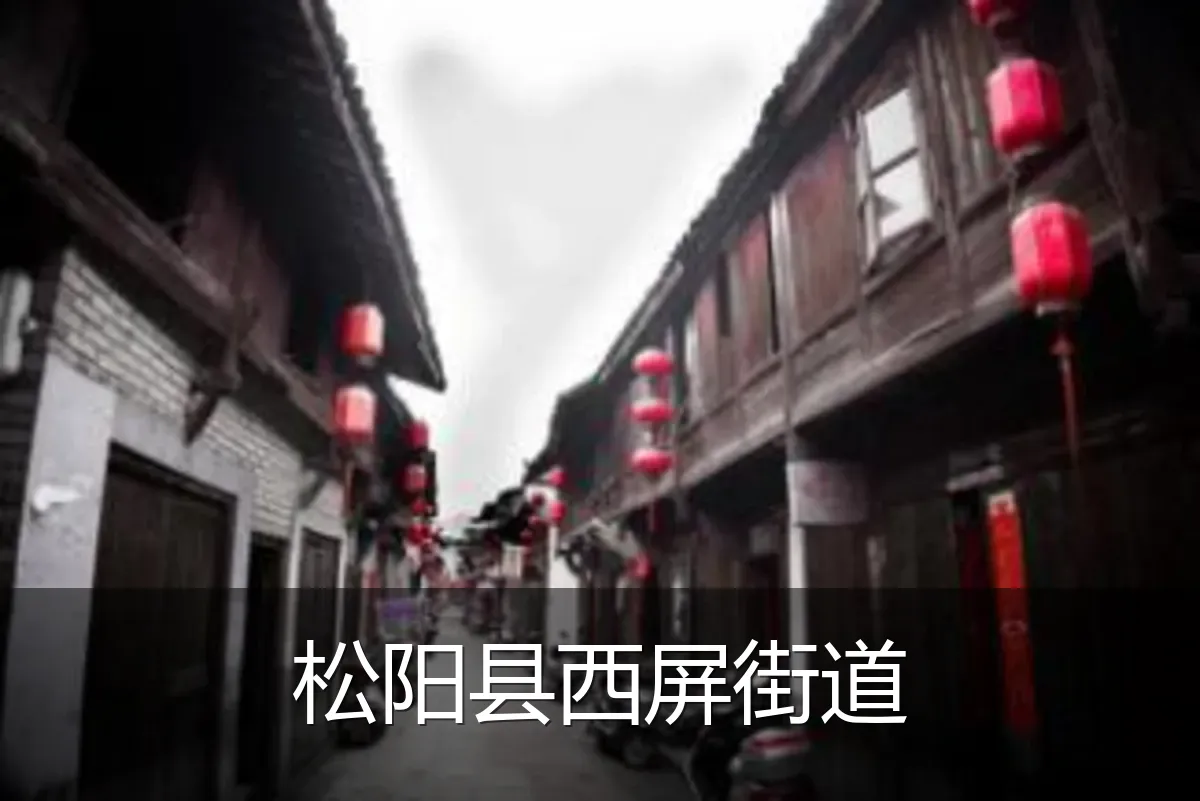 松阳县西屏街道
